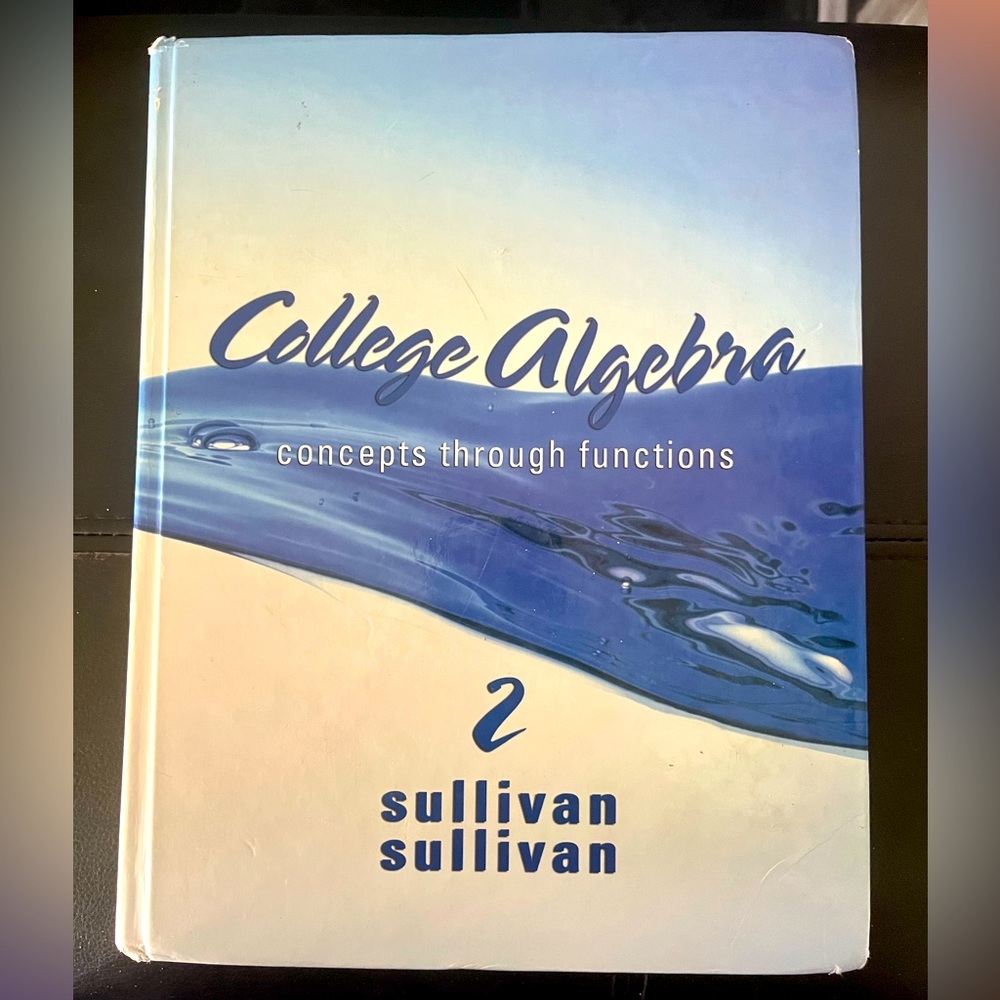 College Algebra book